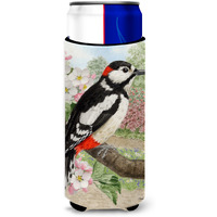"Caroline's Treasures Woodpecker Michelob Ultra Koozies for Slim Cans, Multicolor"