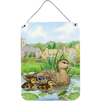 "Caroline's Treasures Mallard Duck Wall or Door Hanging Prints ASA2019DS1216, 16HX12W, Multicolor"