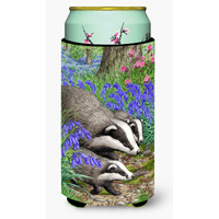 "Caroline's Treasures Badgers Tall Boy Koozie Hugger, Multicolor"