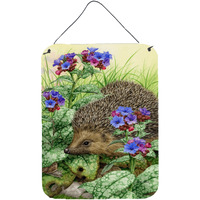 "Caroline's Treasures Hedgehog Wall or Door Hanging Prints ASA2022DS1216, 16HX12W, Multicolor"