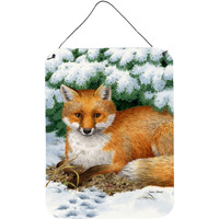 "Caroline's Treasures Fox Wall or Door Hanging Prints ASA2043DS1216, 16HX12W, Multicolor"