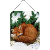 "Caroline's Treasures Fox Nap Time Wall or Door Hanging Prints ASA2044DS1216, 16HX12W, Multicolor"