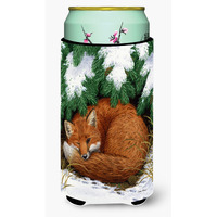 "Caroline's Treasures Fox Nap Time Tall Boy Koozie Hugger, Multicolor"
