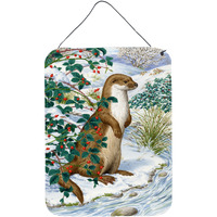"Caroline's Treasures Otter Wall or Door Hanging Prints ASA2047DS1216, 16HX12W, Multicolor"