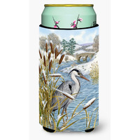 "Caroline's Treasures Blue Heron Tall Boy Koozie Hugger, Multicolor"