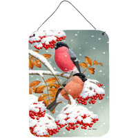"Caroline's Treasures Eurasian Bullfinches Wall or Door Hanging Prints ASA2063DS1216, 16HX12W, Multicolor"