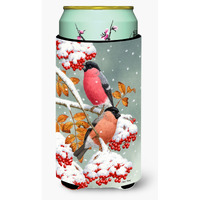 "Caroline's Treasures ASA2063TBC Eurasian Bullfinches Tall Boy Koozie Hugger, Multicolor"