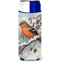 "Caroline's Treasures ASA2066MUK Eurasian Bullfinch Michelob Ultra Koozies for Slim Cans, Multicolor"