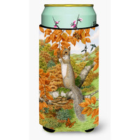 "Caroline's Treasures Grey Squirrel Tall Boy Koozie Hugger, Multicolor"