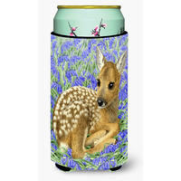 "Caroline's Treasures Deer Fawn Tall Boy Koozie Hugger, Multicolor"