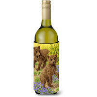 "Caroline's Treasures Bear Cubs Wine Bottle Koozie Hugger ASA2085LITERK, 750 ml, Multicolor"