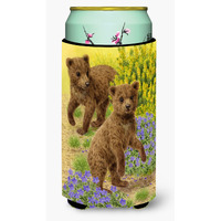 "Caroline's Treasures Bear Cubs Tall Boy Koozie Hugger, Multicolor"