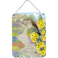 "Caroline's Treasures Spotted Flycatcher Wall or Door Hanging Prints ASA2095DS1216, 16HX12W, Multicolor"