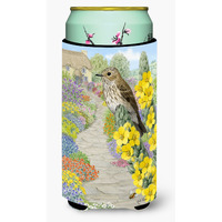 "Caroline's Treasures ASA2095TBC Spotted Flycatcher Tall Boy Koozie Hugger, Multicolor"