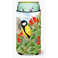"Caroline's Treasures ASA2110TBC Great Tit Tall Boy Koozie Hugger, Multicolor"