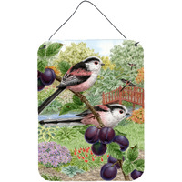 "Caroline's Treasures Long Tailed Tits Wall or Door Hanging Prints ASA2115DS1216, 16HX12W, Multicolor"