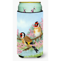 "Caroline's Treasures ASA2119TBC European Goldfinches Tall Boy Koozie Hugger, Multicolor"