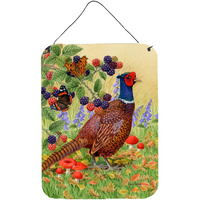 "Caroline's Treasures Pheasant Wall or Door Hanging Prints ASA2121DS1216, 16HX12W, Multicolor"
