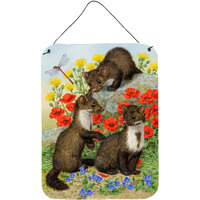 "Caroline's Treasures Stone Martins Beech Marten Wall or Door Hanging Prints ASA2122DS1216, 16HX12W, Multicolor"