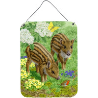 "Caroline's Treasures Wild Boar Wall or Door Hanging Prints ASA2124DS1216, 16HX12W, Multicolor"