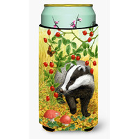 "Caroline's Treasures Badger Tall Boy Koozie Hugger, Multicolor"