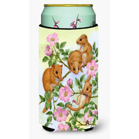 "Caroline's Treasures ASA2136TBC Dormice Dormouse Tall Boy Koozie Hugger, Multicolor"