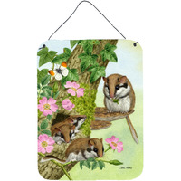 "Caroline's Treasures Dormice Dormouse Wall or Door Hanging Prints ASA2139DS1216, 16HX12W, Multicolor"