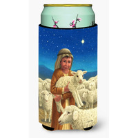 "Caroline's Treasures Shepherd and His Sheep Tall Boy Koozie Hugger, Multicolor"