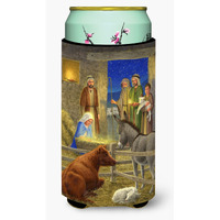 "Caroline's Treasures Nativity Scene Tall Boy Koozie Hugger, Multicolor"