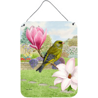 "Caroline's Treasures European Greenfinch Wall or Door Hanging Prints ASA2145DS1216, 16HX12W, Multicolor"