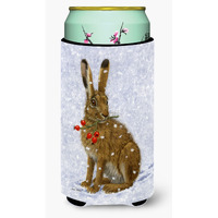 "Caroline's Treasures Rabbit Hare and Rosehips Tall Boy Koozie Hugger, Multicolor"