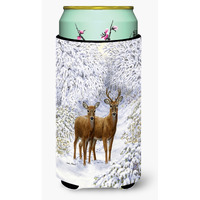 "Caroline's Treasures Two Deer Tall Boy Koozie Hugger, Multicolor"