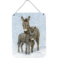 "Caroline's Treasures Donkeys Wall or Door Hanging Prints ASA2149DS1216, 16HX12W, Multicolor"