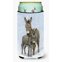 "Caroline's Treasures Donkeys Tall Boy Koozie Hugger, Multicolor"