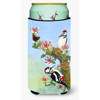 "Caroline's Treasures Woodpeckers Tall Boy Koozie Hugger, Multicolor"