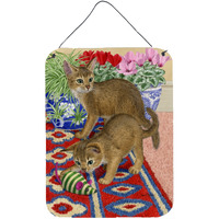 "Caroline's Treasures Abyssinian Kitten Wall or Door Hanging Prints ASA2164DS1216, 16HX12W, Multicolor"