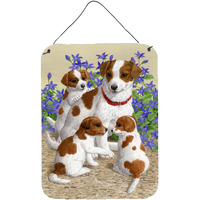"Caroline's Treasures Jack Russell Terriers Wall or Door Hanging Prints ASA2167DS1216, 16HX12W, Multicolor"