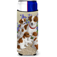 "Caroline's Treasures Jack Russell Terriers Michelob Ultra Koozies for Slim Cans, Multicolor"