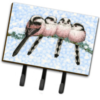 "Caroline's Treasures ASA2169TH68 Roosting Long Tailed Tits Leash or Key Holder, Large, Multicolor"