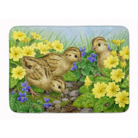 "Caroline's Treasures Pheasant Chicks Floor Mat, 19"" x 27"", Multicolor"