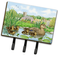 "Caroline's Treasures ASA2178TH68 Mallard Duck Leash or Key Holder, Large, Multicolor"