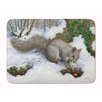 "Caroline's Treasures Grey Squirrel Floor Mat, 19"" x 27"", Multicolor"