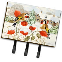 "Caroline's Treasures ASA2189TH68 European Goldfinches Leash or Key Holder, Large, Multicolor"