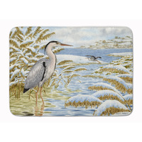 "Caroline's Treasures Blue Heron by the Water Floor Mat, 19"" x 27"", Multicolor"