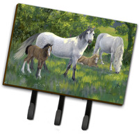 "Caroline's Treasures ASA2195TH68 Group of Horses Leash or Key Holder, Large, Multicolor"