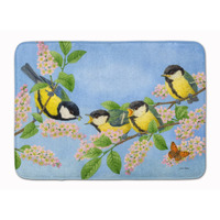 "Caroline's Treasures Tit Family of Birds Floor Mat, 19"" x 27"", Multicolor"
