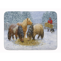 "Caroline's Treasures Shetland Ponies Floor Mat, 19"" x 27"", Multicolor"