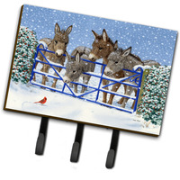 "Caroline's Treasures ASA2209TH68 Donkeys and Cardinal Leash or Key Holder, Large, Multicolor"