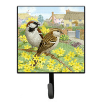 "Caroline's Treasures House Sparrows by Sarah Adams Leash or Key Holder ASAD0677SH4, Small, Multicolor"