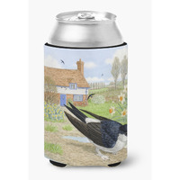 "Caroline's Treasures ASAD0682CC ""House Martin by Sarah Adams"" Can or Bottle Hugger, Multicolor"